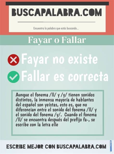 falla o faya|fallo, falla